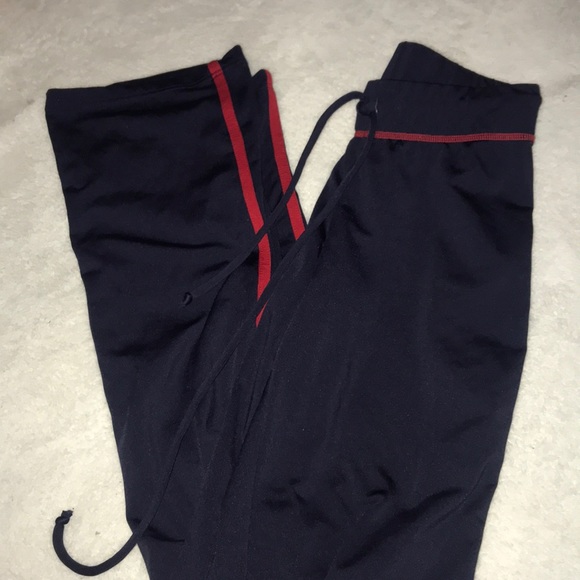 Dark blue red leggings - Picture 1 of 2